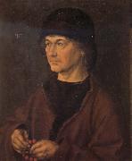 Albrecht Durer Albrech Durer the Elder with Rosary oil painting picture wholesale